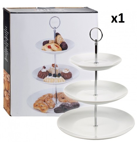 Tier ceramic round display - tier,