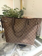 Authentic Louis Vuitton Neverfull MM Damier Ebene Tote Bag