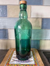 Glen Deveron Macduff distillery Empty Whiskey Bottle Green heavy glass