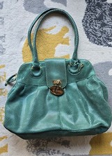 Jasper Conran Green Leather Handbag Designers at Debenhams
