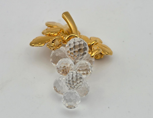 Vintage signed swarovski gold - vintage,