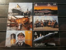 Alderney Stamps  2012 Titanic Disaster. Complete Set.MNH