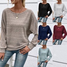 Women's Batwing Sleeves RIBBED
