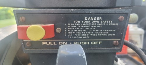 Craftsman radial arm saw power - saw,