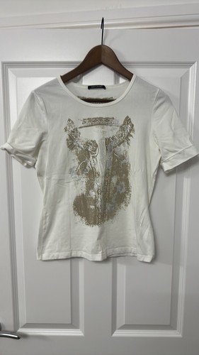 Luisa cerano white graphic - white,