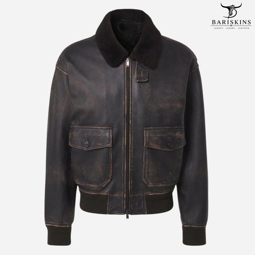 Men lambskin leather - men, aviator