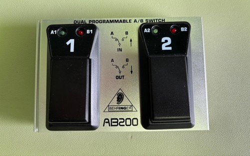 Behringer ab200 footswtich - behringer,