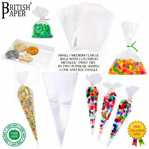 Clear cellophane bags party - cellophane,