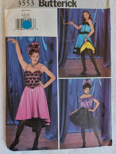 Butterick 3553 misses saloon - butterick, misses'