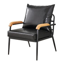 Black Sofa Armchair Couch Faux