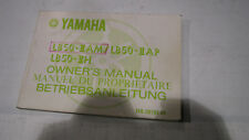 Driver Manual User Guide Original Yamaha LB50
