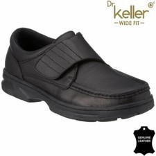Mens Leather Wide Fit Walking
