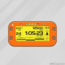 FLUORESCENT ORANGE STYLE GEL