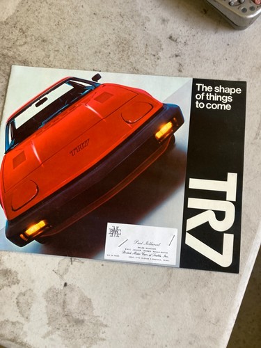 Triumph tr7 car brochure - triumph,