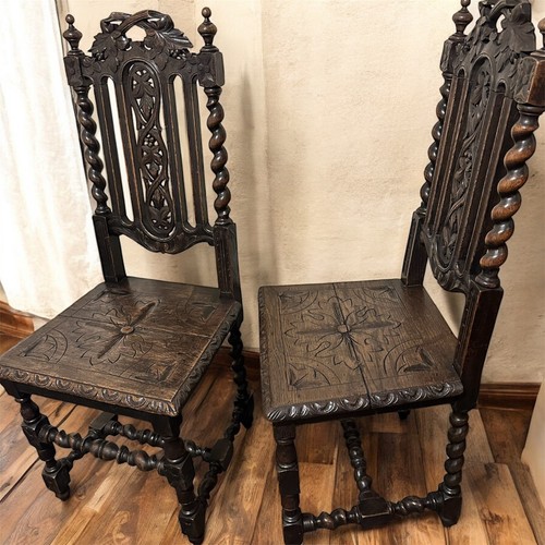 Antique victorian carved - antique, oak