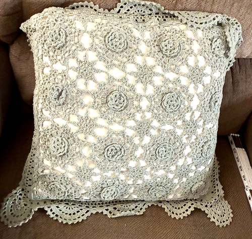 Vintage crochet lace - vintage, throw