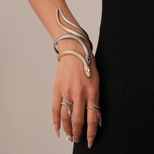 925 sterling silver - silver, snake