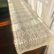 38x120 Vintage Hand Crochet