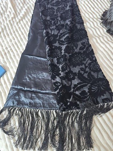 Vintage black silk - vintage,