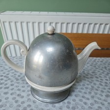 Vintage White Hall Teapot &