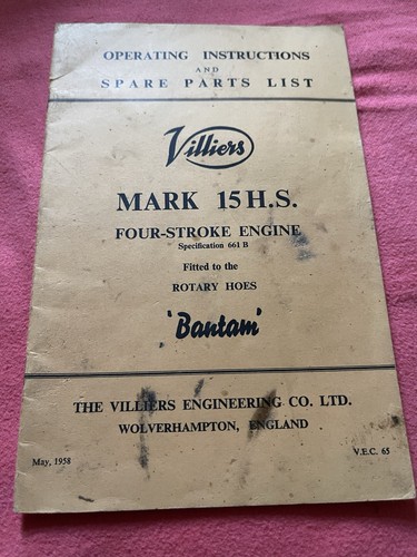Howard bantam villiers engine - howard,