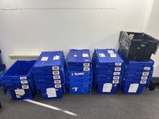 10  x LARGE USED TOTE BOX /