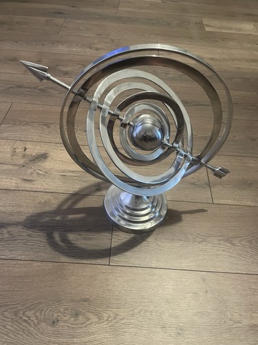 Polished chrome armillary - polished,