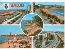 Posted Multiview Postcard, Salou, Costa Dorada, Spain (2000)