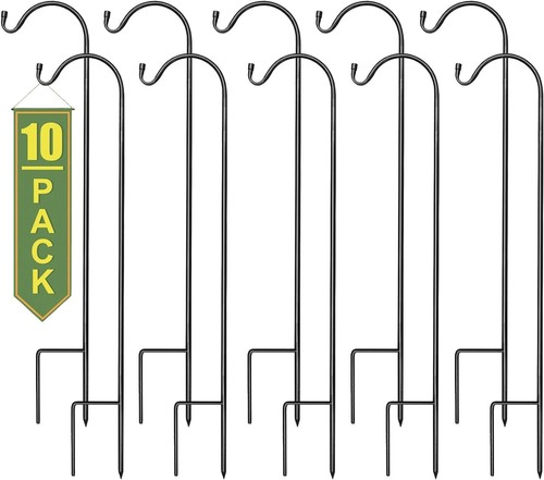 10pcs shepherd crook hooks - 10pcs, 1m