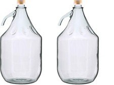 Wine Making 5L Glass Demijohns