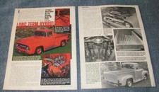 1956 Ford F-100 RestoRod Pickup Vintage Article "Long-Term Hybrid" Custom Cab