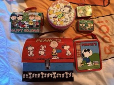 Peanuts Snoopy Lot Tins 5