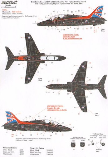 Xtradecal x32036 bae hawk - bae,