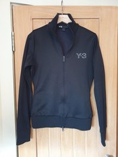 Y-3 Adidas Yohji Yamamoto Black Zip Up Jacket Size S Excellent Condition