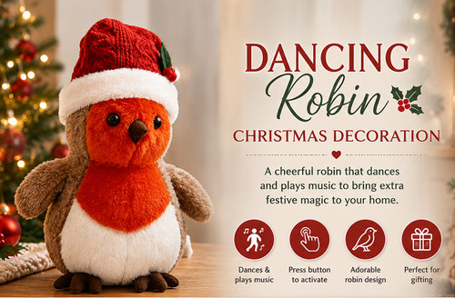 Dancing robin christmas - robin,