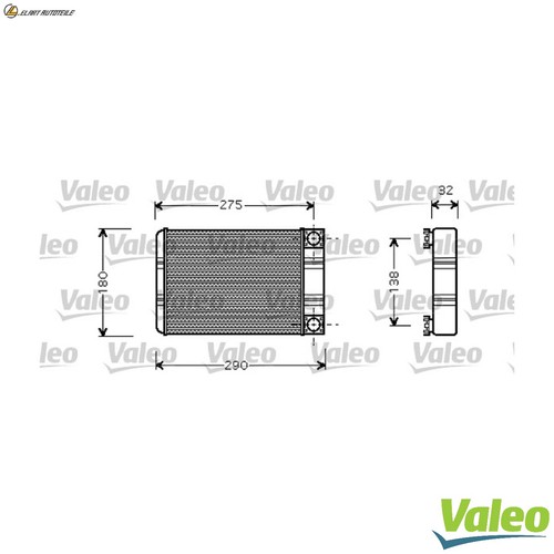 Heat exchanger interior - heat,