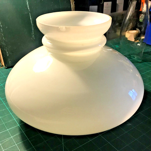 Vintage white lamp shade - ,