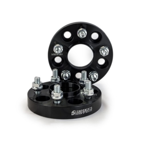 25mm black bolt wheel - 25mm,
