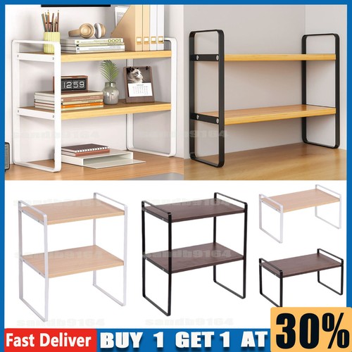 2tier desktop shelf tabletop - 2tier,