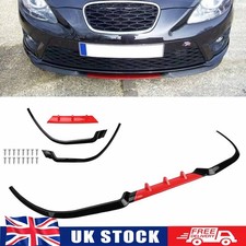 For Seat Ibiza Leon Mk1 Cupra R Lip Front Bumper Spoiler Splitter Gloss Black BT