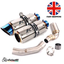 Exhaust Pipe Muffler Mid Tube Catalyst Modified for Duke 390 RC390 Adventure 390