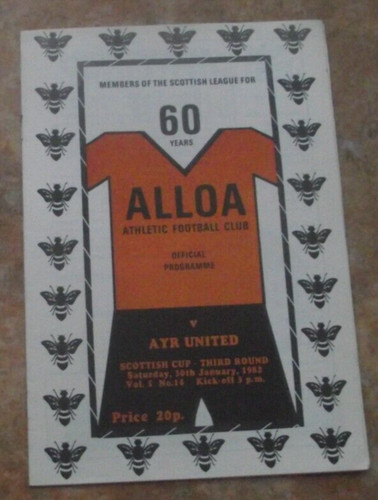 1981 alloa athletic v - (jan),