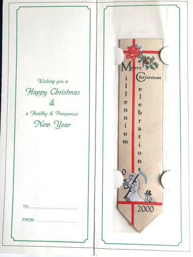 Woven bookmark millennium - woven,