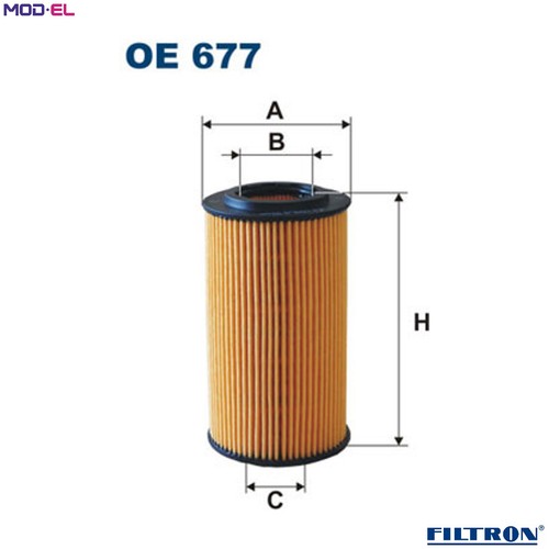 Oil filter 677 for - oil,