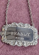 Beautiful Solid Silver Brandy
