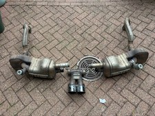 Porsche cayman 981 sports exhaust 2016 Genuine used 98111192206 valved and tips