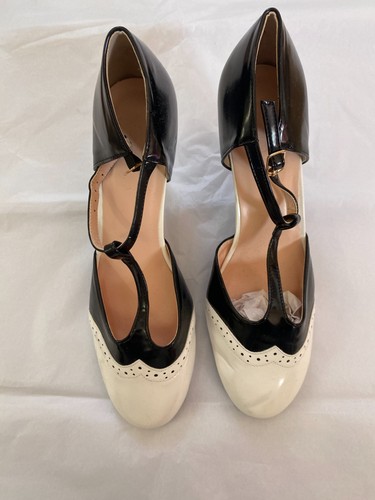 Ladies black white ankle - &,