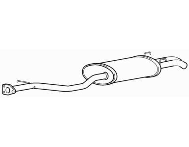 Quality rear exhaust silencer - quality,