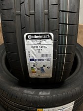 2x 255/40/20 Continental Tyres