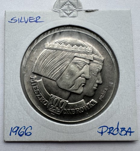 Poland silver coin próba - poland,